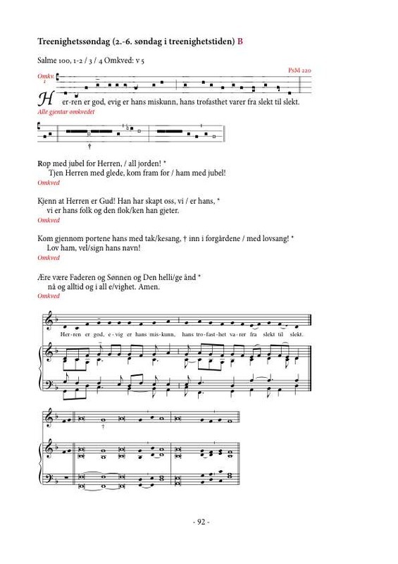 Salme 100 (PDF), bokmål, Henrik Ødegaard
